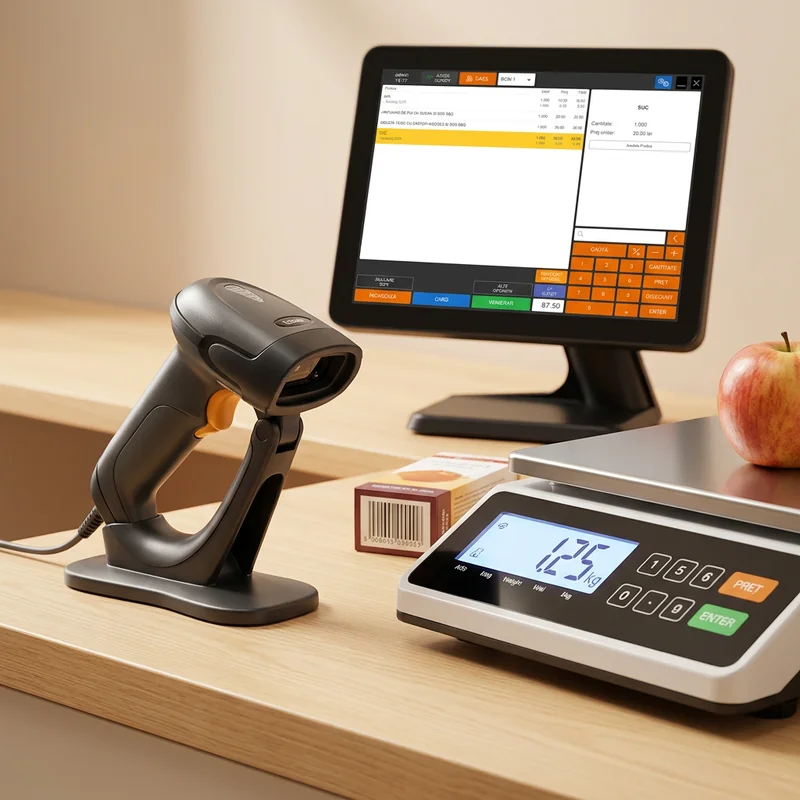 Interfață POS — integrare cântare
