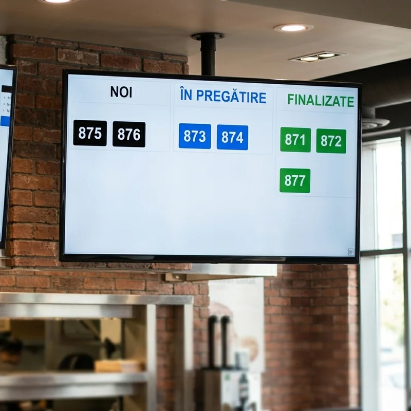 Ecrane bucătărie și client RezoSoft