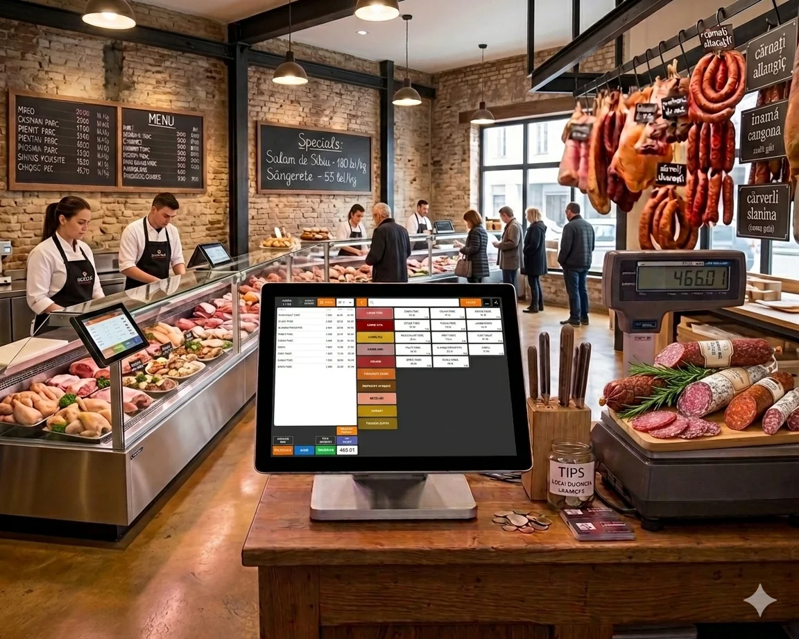 Terminal POS RezoSoft pentru măcelării