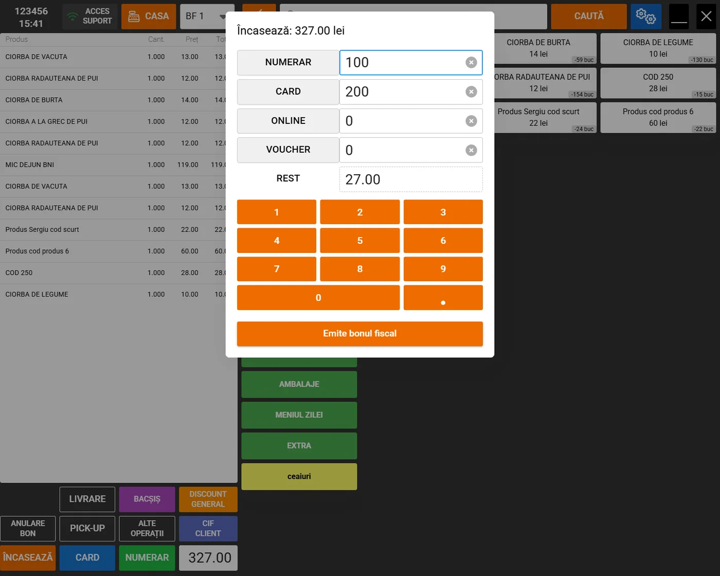 Încasare flexibilă RezoSoft